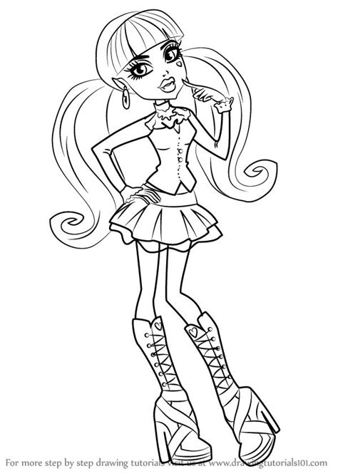 easy to draw monster high|realistic monster high.